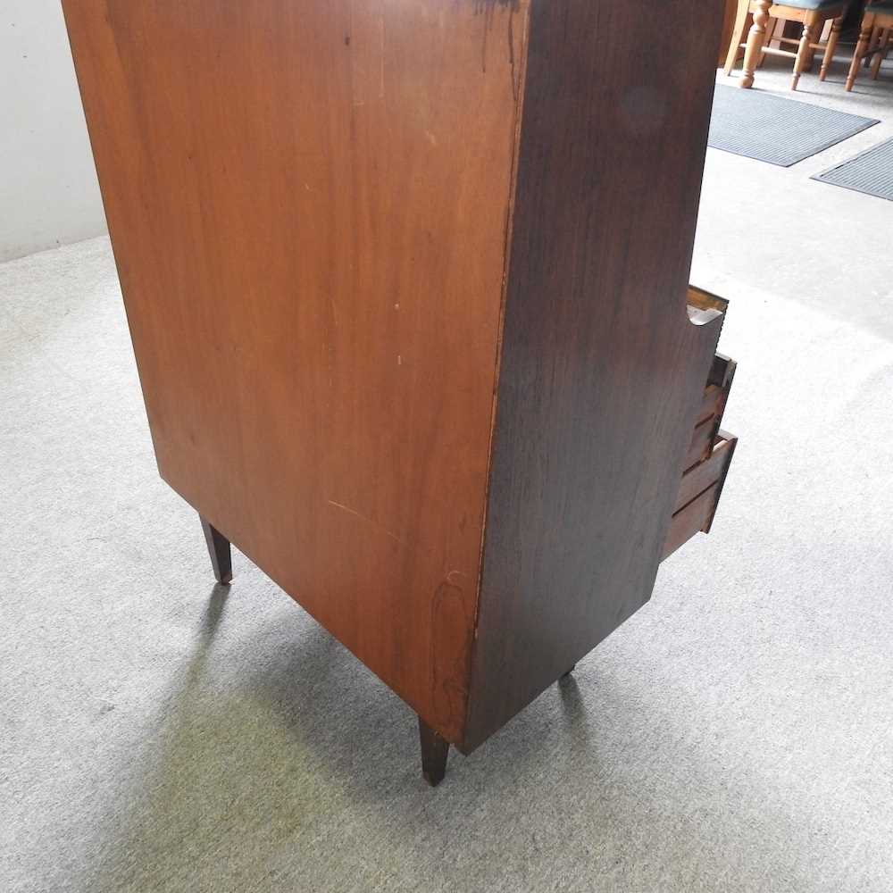 Attributed to Robert Heritage, a 1960's hardwood secretaire, with a hinged fall, on tapered legs 76w - Image 2 of 4