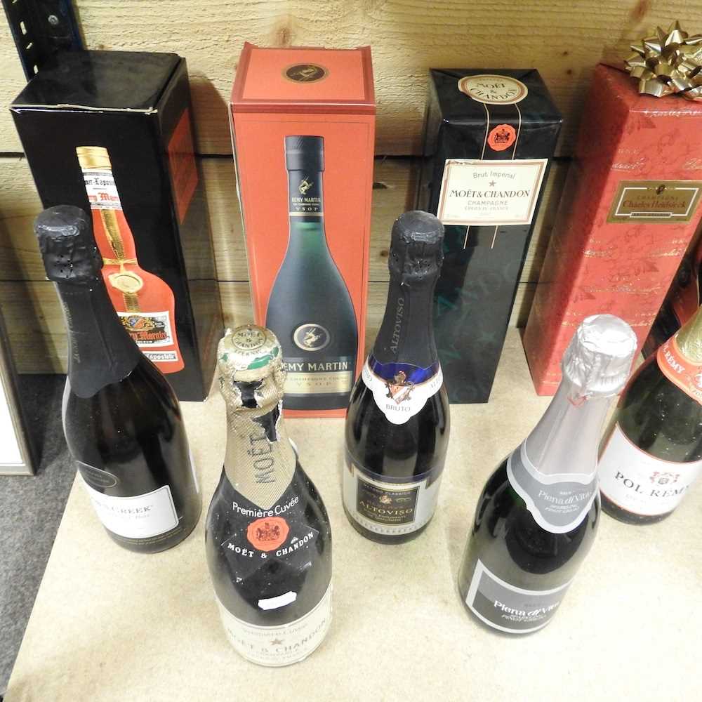 A bottle of Moet & Chandon champagne, 75cl, together with a collection of twelve various bottles - Image 4 of 4