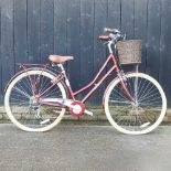 A Pendleton Classic ladies bicycle A 17 inch frame. Both tyres are flat and there are some light