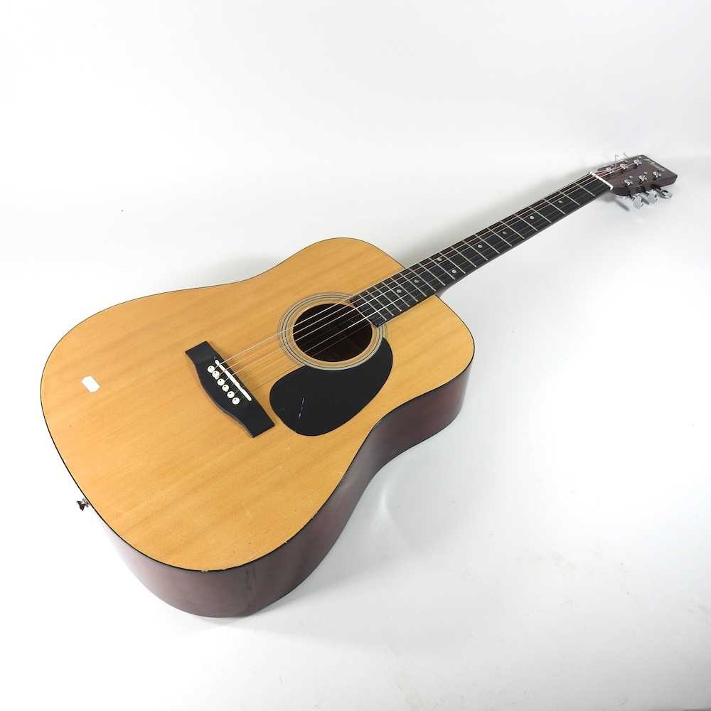 A Nevada acoustic guitar, 103cm long