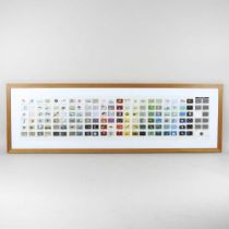 Rachel Spelling, contemporary, Farrow & Ball paint chart, limited edition print, signed in pencil to