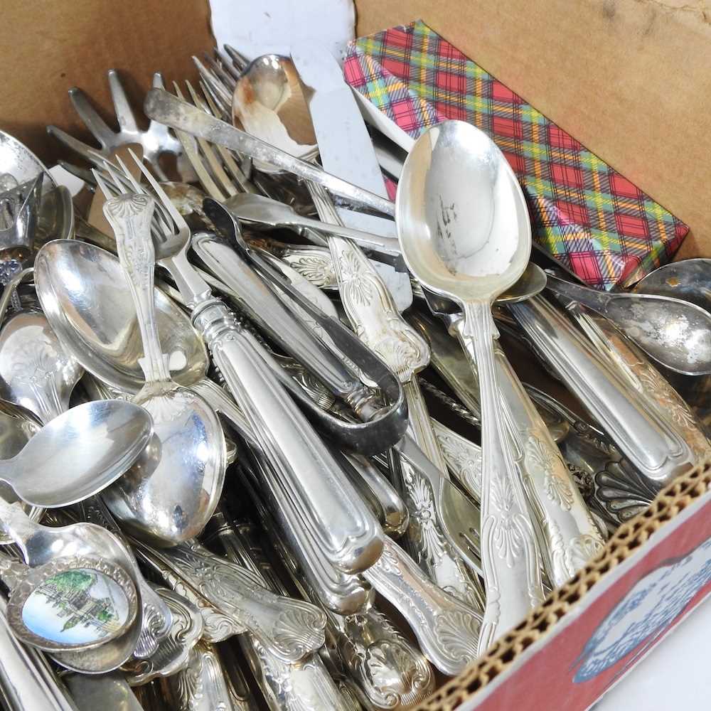 A collection of silver plated cutlery and metalwares - Image 3 of 3