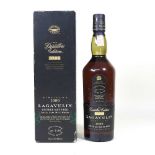 Lagavulin single Islay malt whisky, Distiller's Edition 1980, double matured special release,