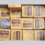 A collection of vintage gramophone springs, boxed and unused