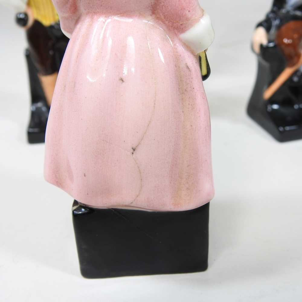 A collection of Royal Doulton Dickens figures, together with a character jug (8) - Image 4 of 6