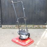 A Toro/Honda GCV 160 petrol hover lawnmower Starts and runs, with signs of use/age.