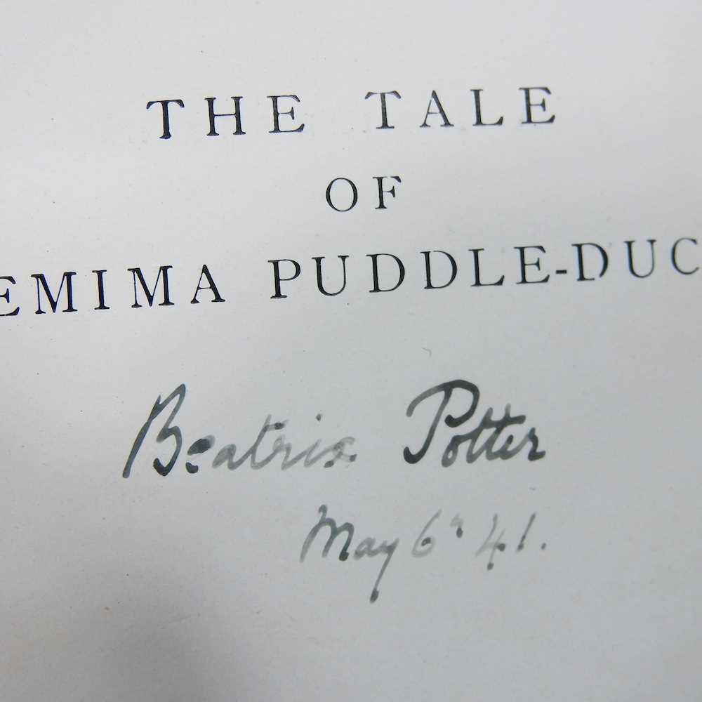 Beatrix Potter, The Tale of Jemima Puddle-Duck, published by Frederick Warne & Co. Ltd, signed - Image 3 of 19