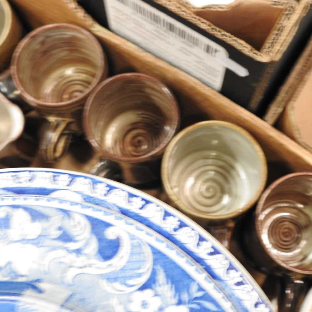 A Staffordshire tureen, and mug, together with a Royal Doulton dinner service, Briglin pottery and - Image 2 of 3