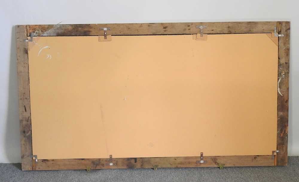 A large modern pine framed wall mirror, 188 x 102cm, together with another smaller (2) - Image 2 of 4