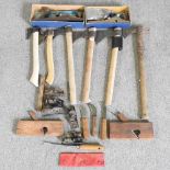 A collection of hand tools