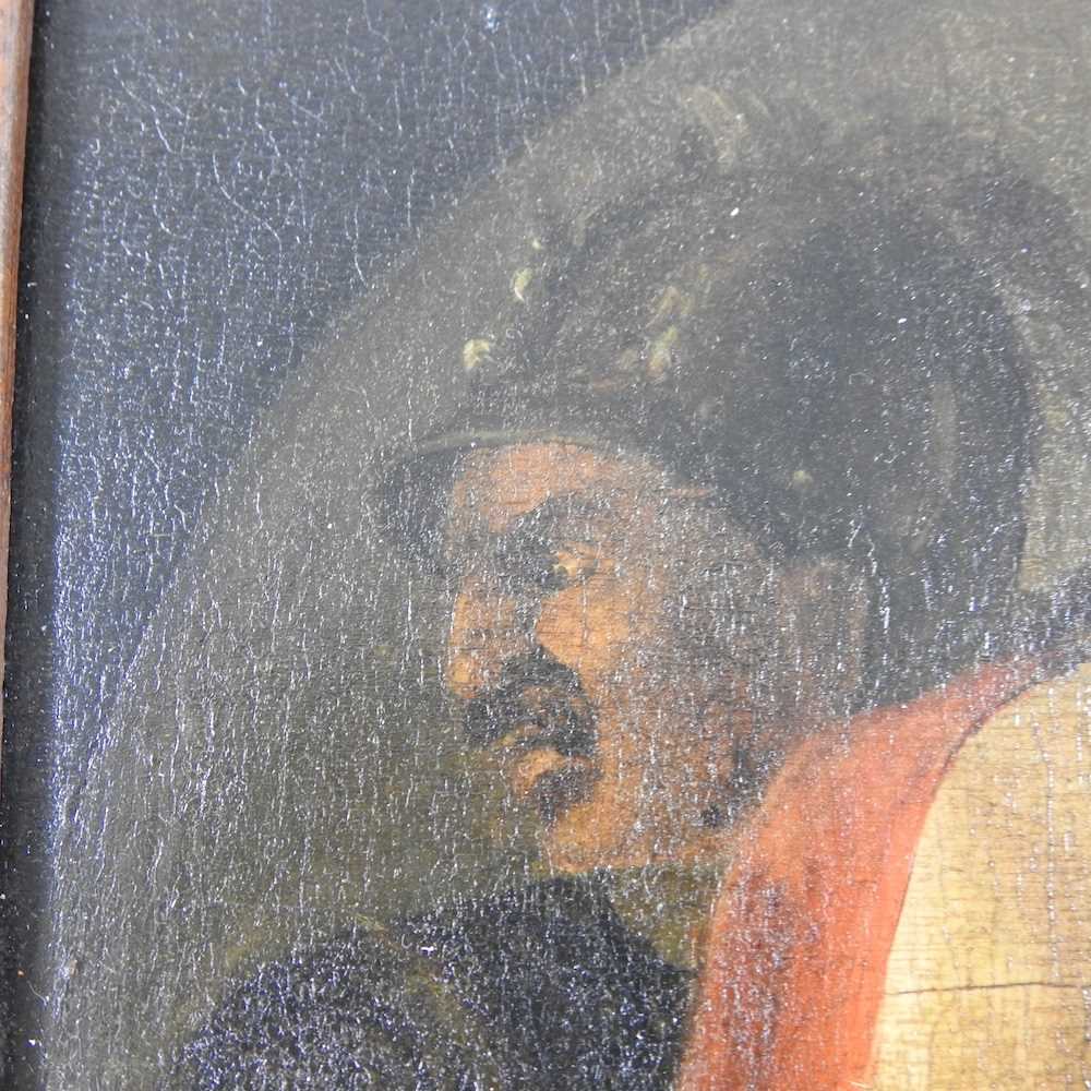 Flemish school, 18th century, Ecco Homo, oil on panel, 22 x 21cm - Image 5 of 7