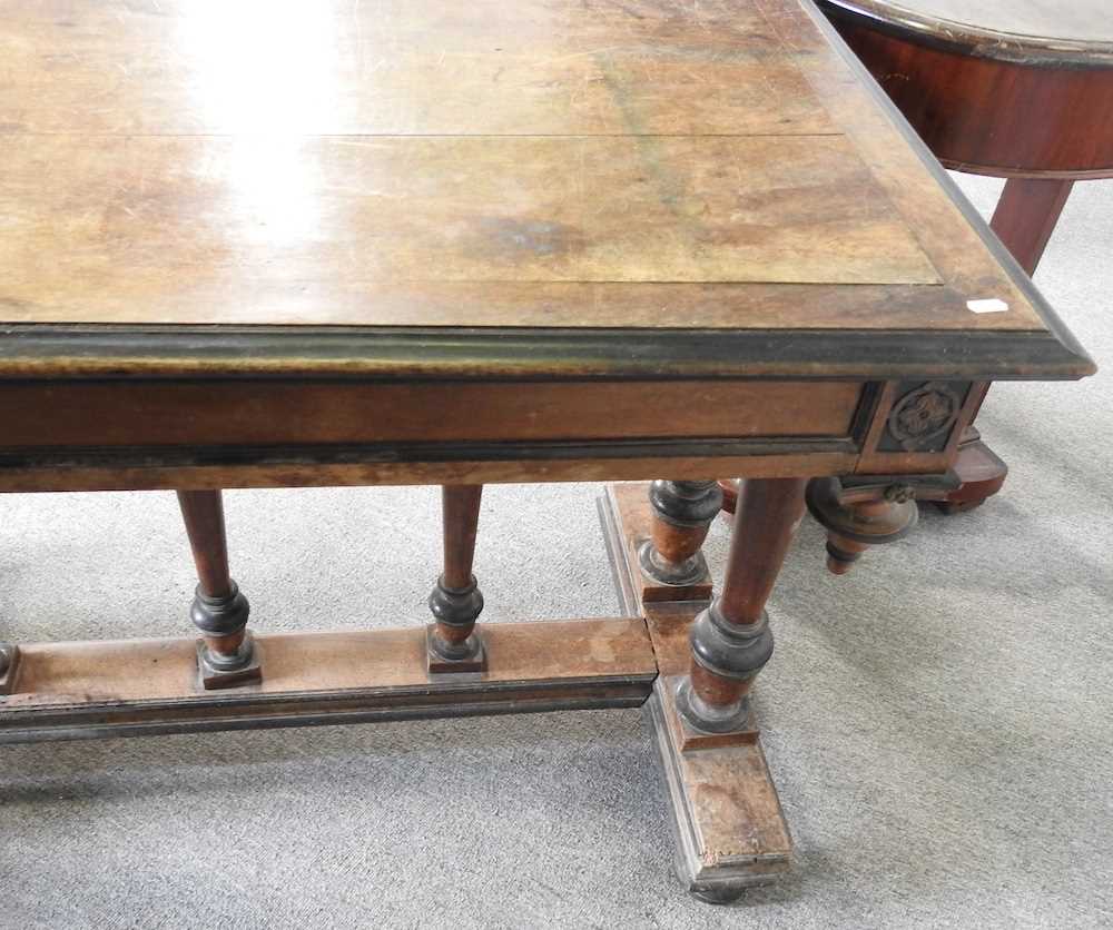 A 19th century library table, 109cm wide, together with a Duchess dressing table (2) - Image 6 of 6