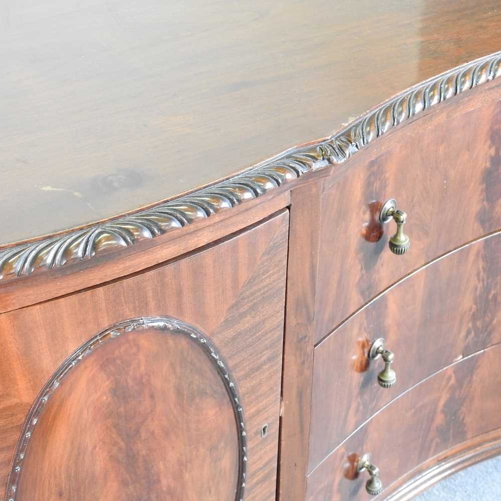 An early 20th century mahogany sideboard, on claw and ball feet 150cm wide - Image 3 of 5