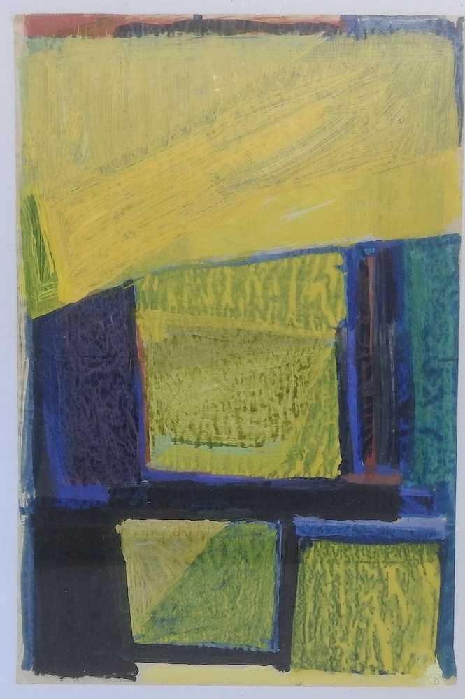 Frank Beanland, 1936-2019, Sundown, Fressingfield, signed with initials in pencil, acrylic on paper, - Image 3 of 9