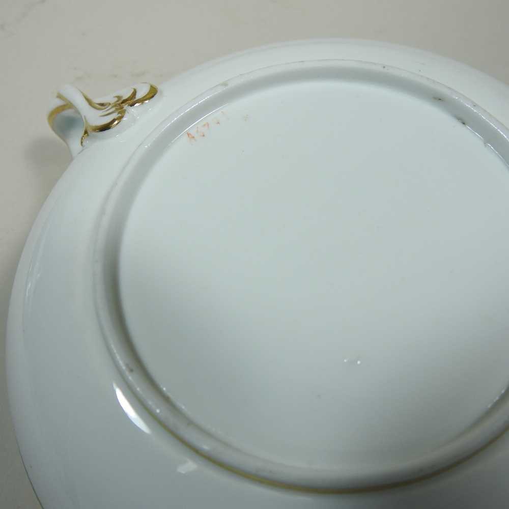 A 19th century Minton tureen and cover on stand, with a blue and gilt border, impressed marks to - Image 6 of 10