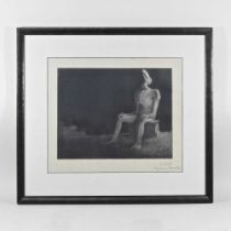 Alfred Kubin, 1877-1959, Vergessen-Versunken, limited edition print, signed and titled in pencil