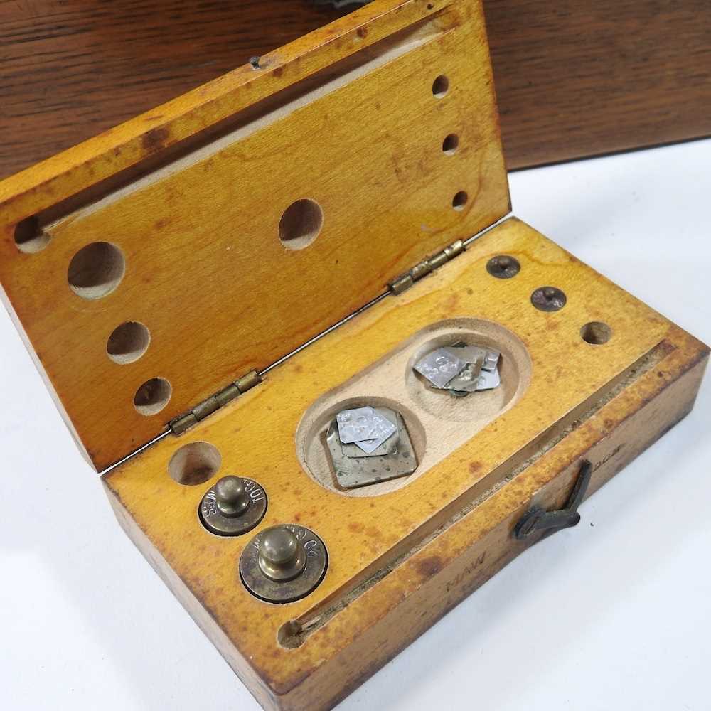 A 19th century oak cased apothecary box, the fitted interior containing labelled glass medicine - Image 10 of 13