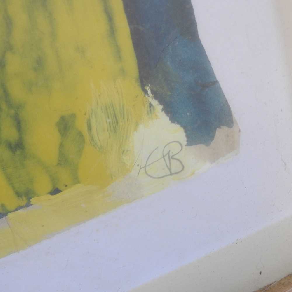 Frank Beanland, 1936-2019, Sundown, Fressingfield, signed with initials in pencil, acrylic on paper, - Image 7 of 9