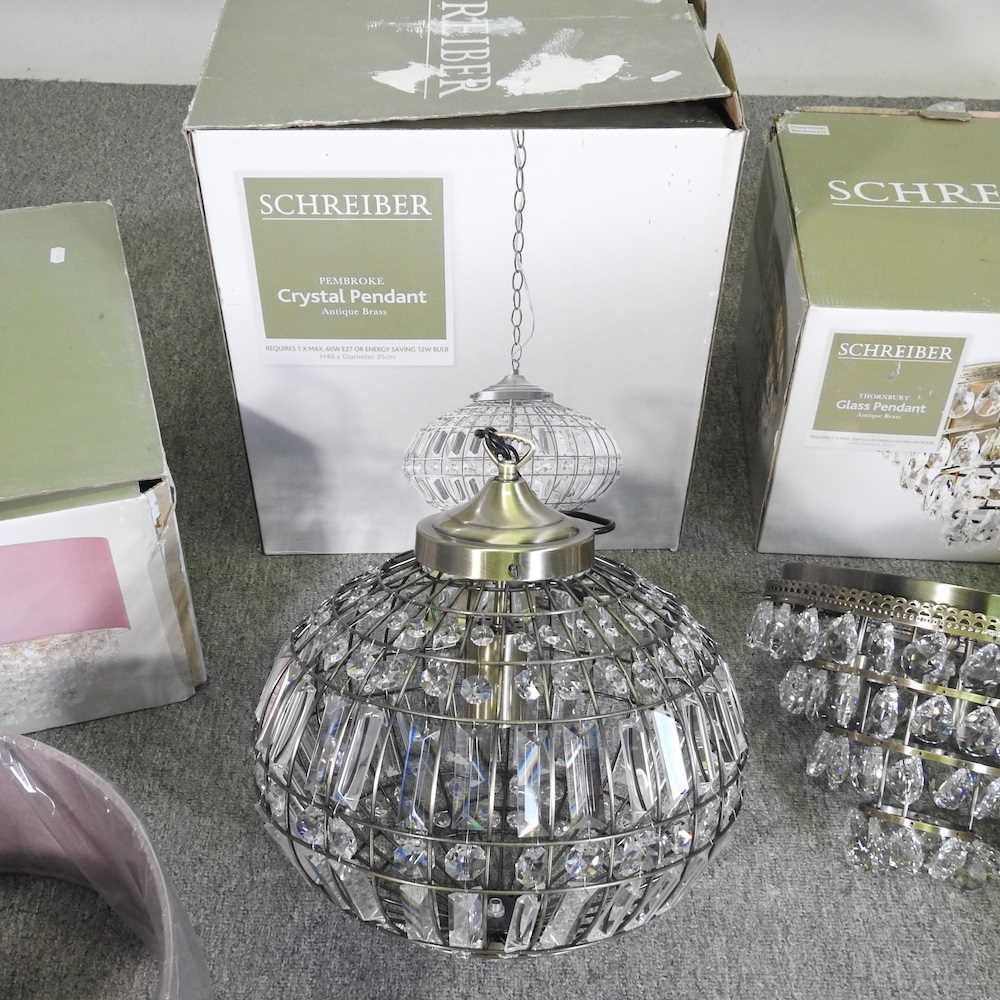 A Schreiber ceiling light, together with three others, new boxed - Image 4 of 5