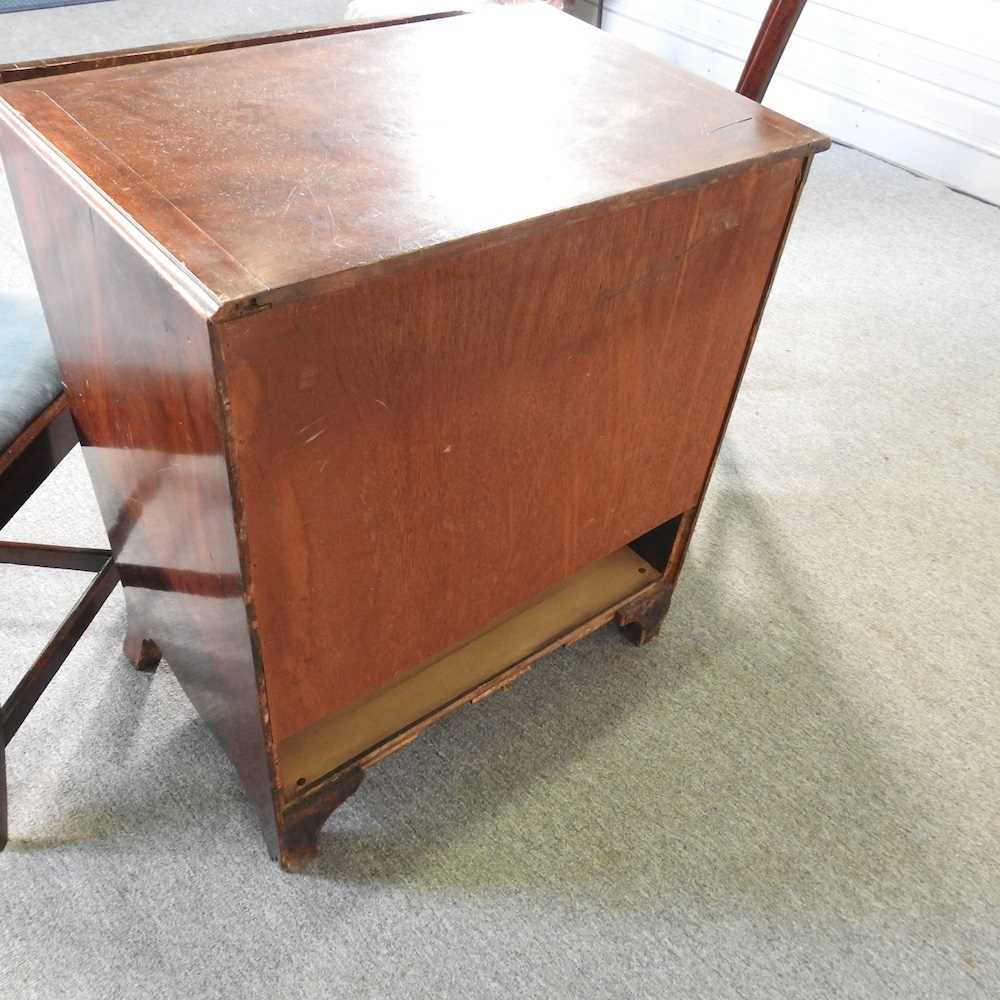 A 19th century mahogany chest, together with a near pair of 19th century side chairs and a Victorian - Image 7 of 9