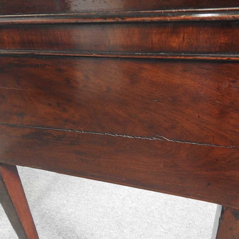 A George III mahogany cylinder desk, with satinwood inlay and ebony stringing, the fitted interior - Image 2 of 11