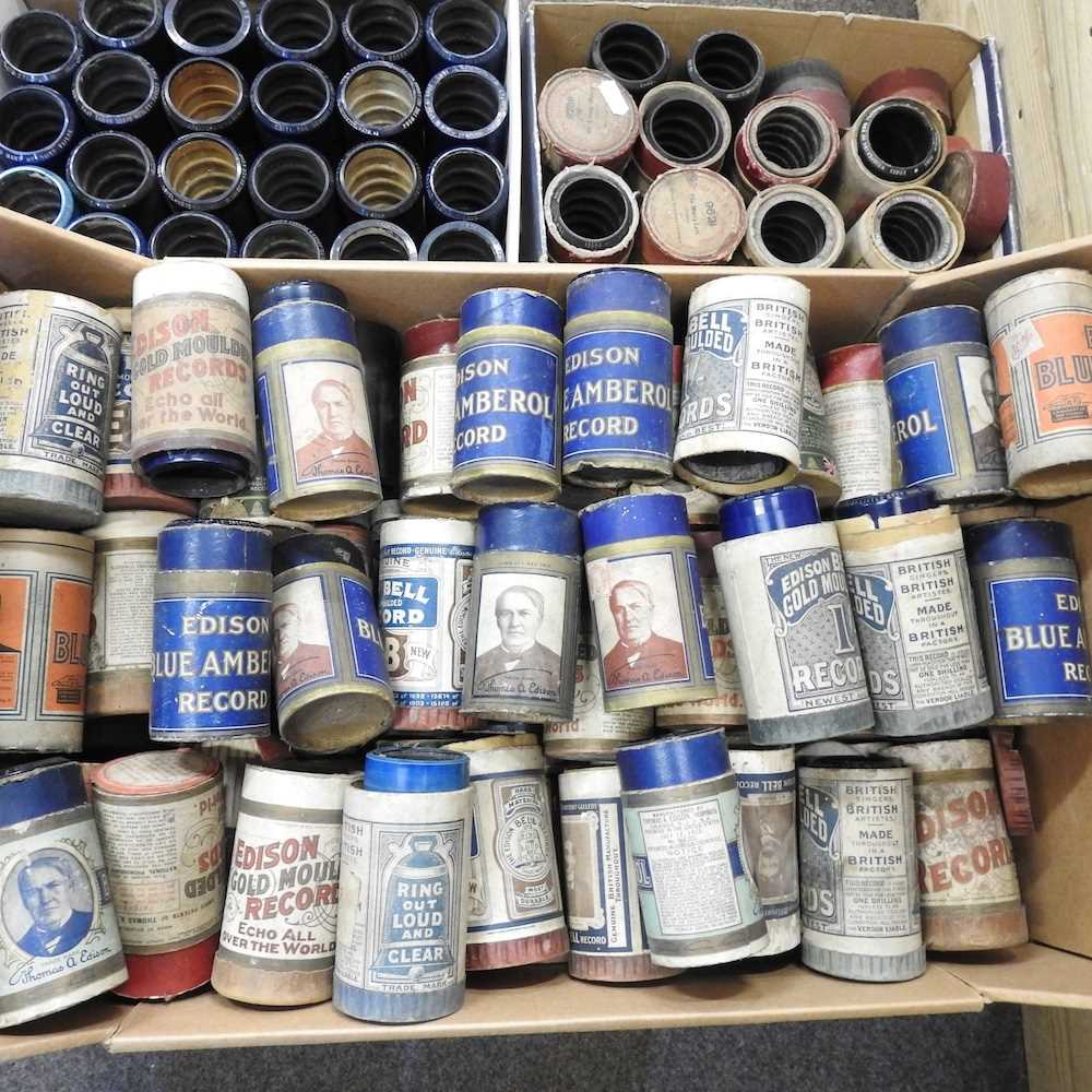 A large collection of late 19th century wax phonograph cylinders, mostly boxed, various conditions - Image 3 of 5