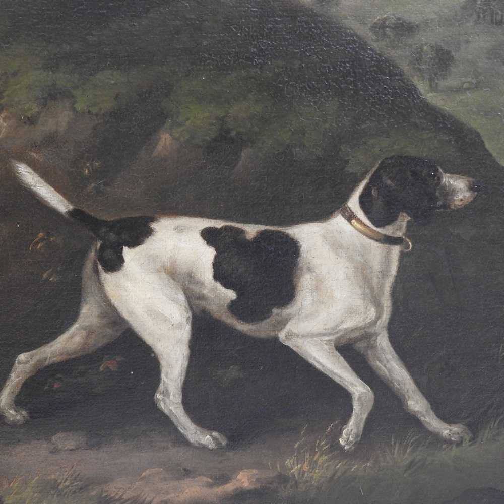 John Nost Sartorious, 1759-1828, landscape with hounds, signed and dated 1805, oil on canvas, 75 x - Image 5 of 22