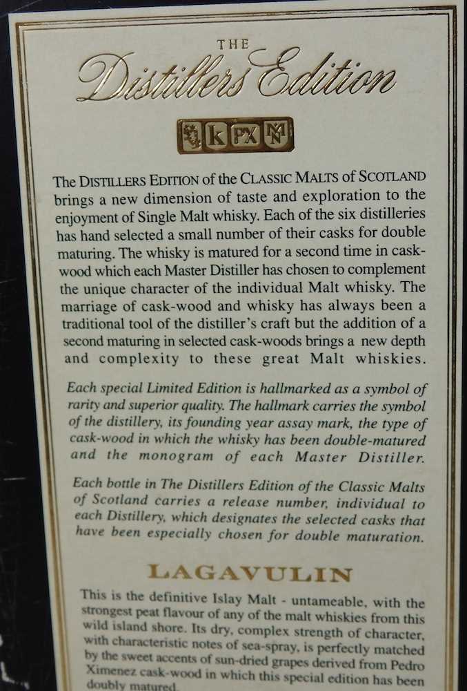 Lagavulin single Islay malt whisky, Distiller's Edition 1980, double matured special release, - Image 8 of 8