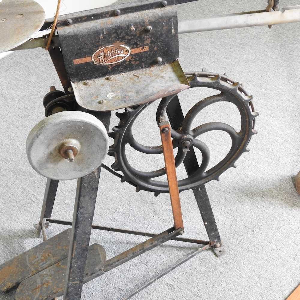 A Hobbies reciprocating band saw, 86cm high, together with a heavy duty tamper and ruler (3) - Image 5 of 6