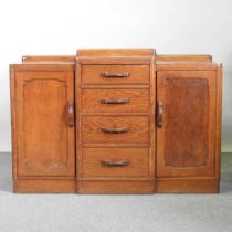 An Art Deco sideboard 137w x 49d x 92h cm