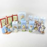 A Royal Albert Beatrix Potter figure, together with Beswick and various other figures, some boxed