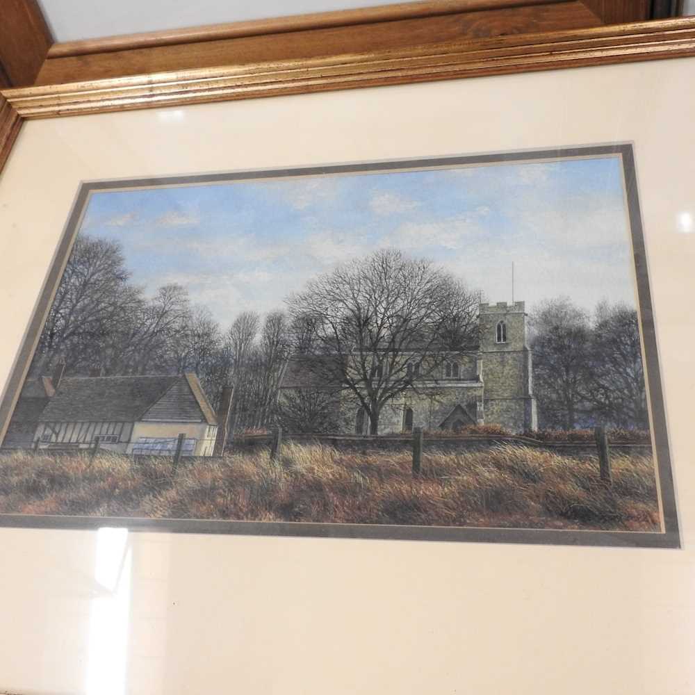 Michael Peterson, 20th century, Chelsworth, Suffolk, signed watercolour, 18 x 26cm, together with - Image 2 of 5