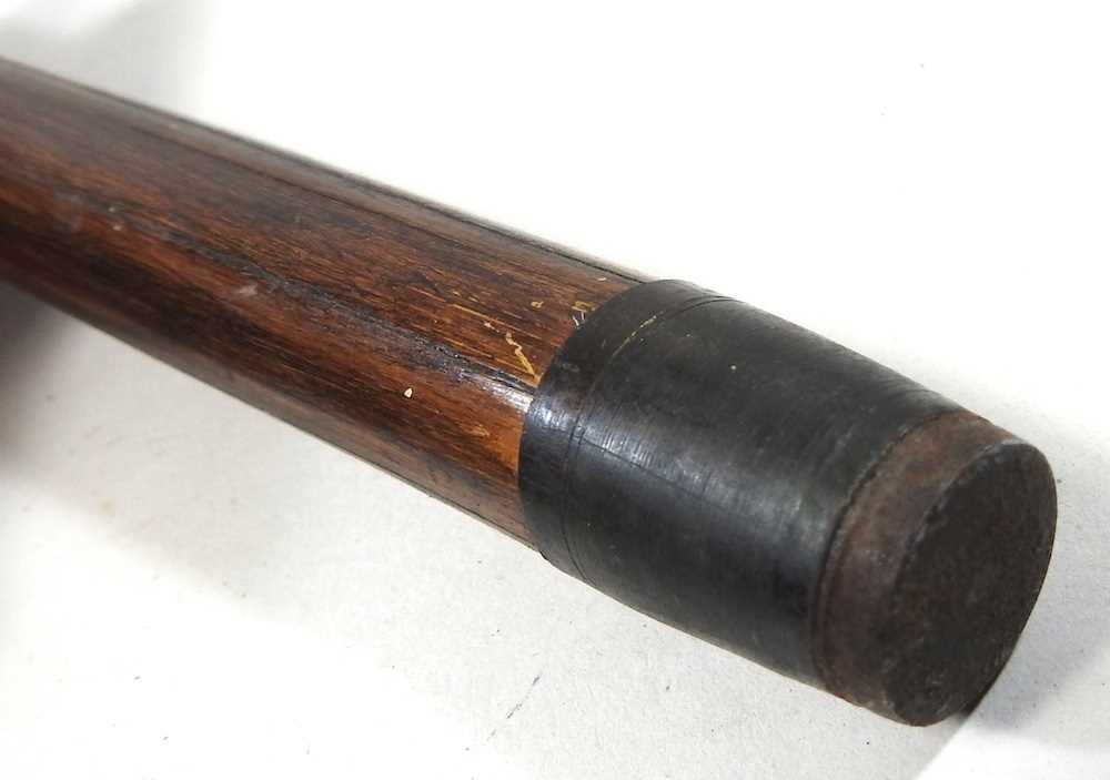 A 19th century bamboo swordstick, 96cm long Overall complete and usable. The bamboo is split. The - Image 2 of 3