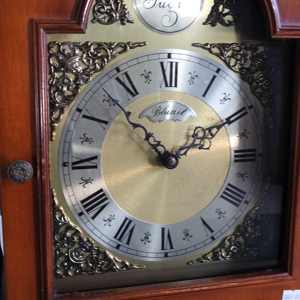 A modern Bluart granddaughter clock, with a three train movement, 200cm high - Image 2 of 4