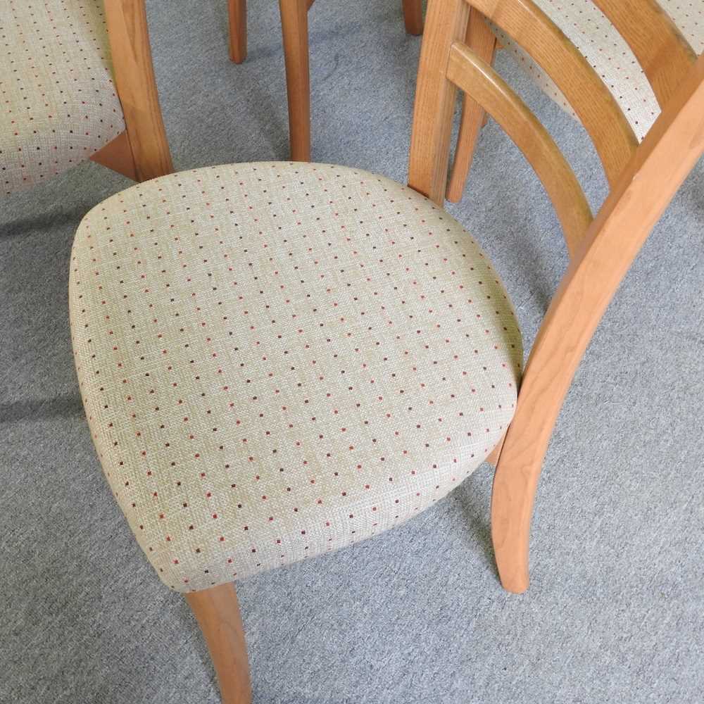 A set of four modern Ercol dining chairs, with upholstered seats (4) - Image 3 of 6