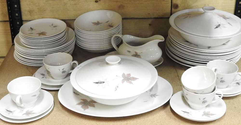 A large Royal Worcester Herb pattern bowl, 32cm diameter, together with a collection of decorative - Image 3 of 12