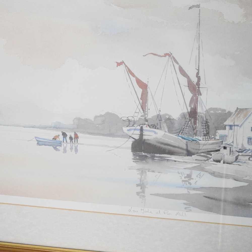 David Eddington, b1943, Early Start at Buttermans Bay, limited edition print, signed in pencil and - Image 5 of 8