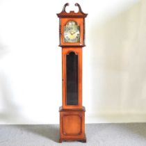 A modern Bluart granddaughter clock, with a three train movement, 200cm high