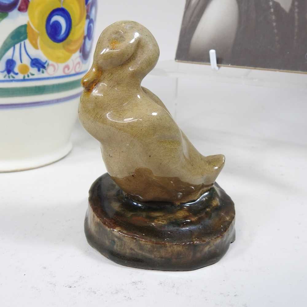 Eileen Prangnell, act 1924-1937, a glazed pottery model of a duck, signed and dated 1924 to the - Image 6 of 6