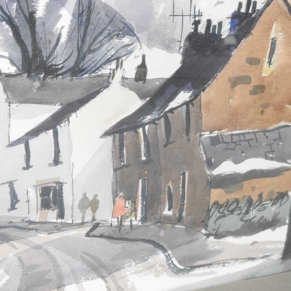 John Tookey, b1947, Suffolk town, signed and dated '80, watercolour, 34 x 46cm, together with - Image 3 of 7