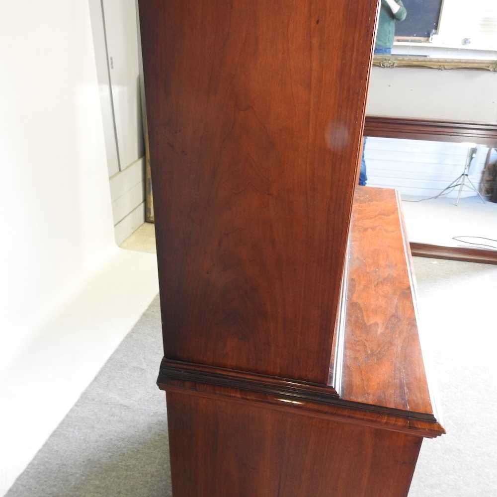 A Victorian walnut cabinet bookcase, fitted with shelves 107w x 46d x 222h cm - Image 5 of 5