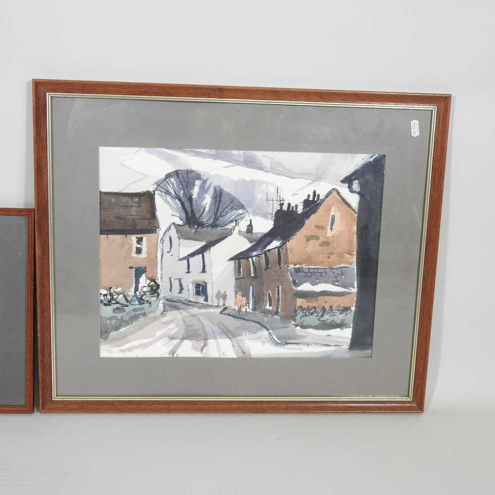 John Tookey, b1947, Suffolk town, signed and dated '80, watercolour, 34 x 46cm, together with - Image 6 of 7