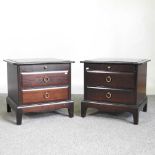 A pair of Stag bedside chests (2) 53w x 45h x 49d cm