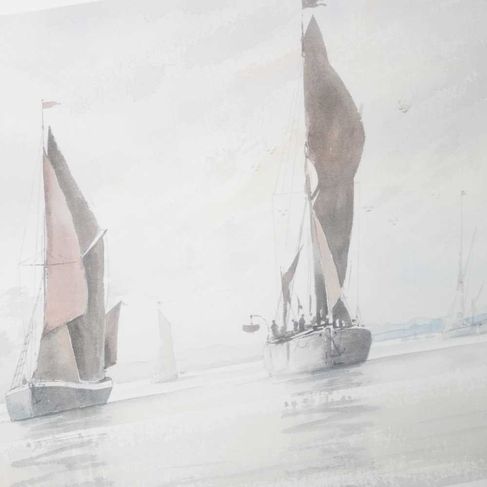 David Eddington, b1943, Early Start at Buttermans Bay, limited edition print, signed in pencil and - Image 7 of 8