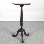 A Victorian occasional table, on a reeded tripod base, 67cm high