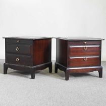 A pair of Stag bedside chests (2) 52w x 46h x 50d cm
