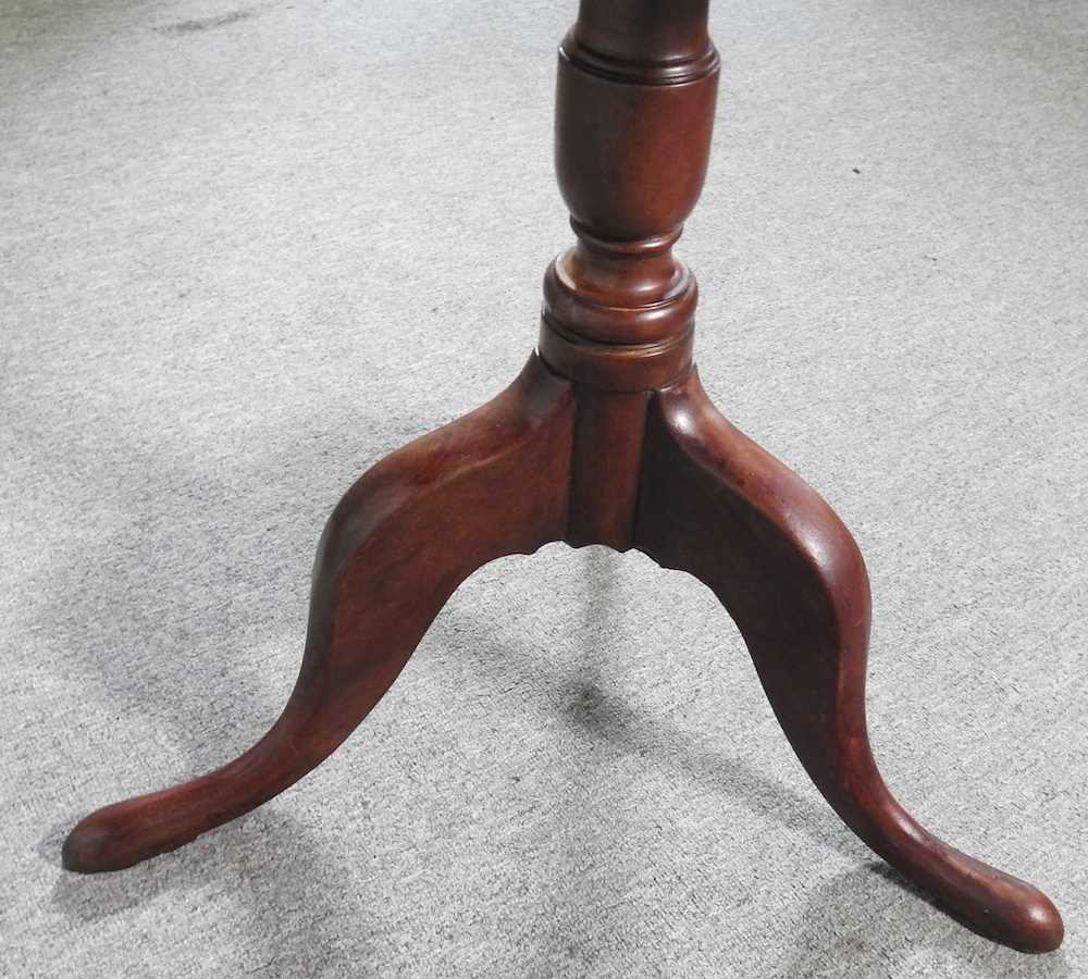 A 19th century mahogany occasional table, on a tripod base 85w x 75h cm - Image 2 of 4