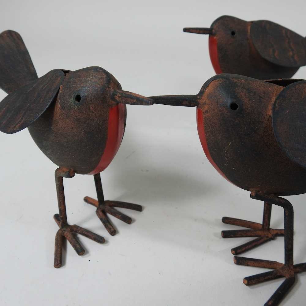 Six tinplate models of robins (6) - Bild 2 aus 3