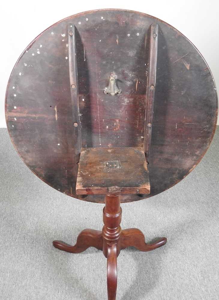 A 19th century mahogany occasional table, on a tripod base 85w x 75h cm - Image 3 of 4