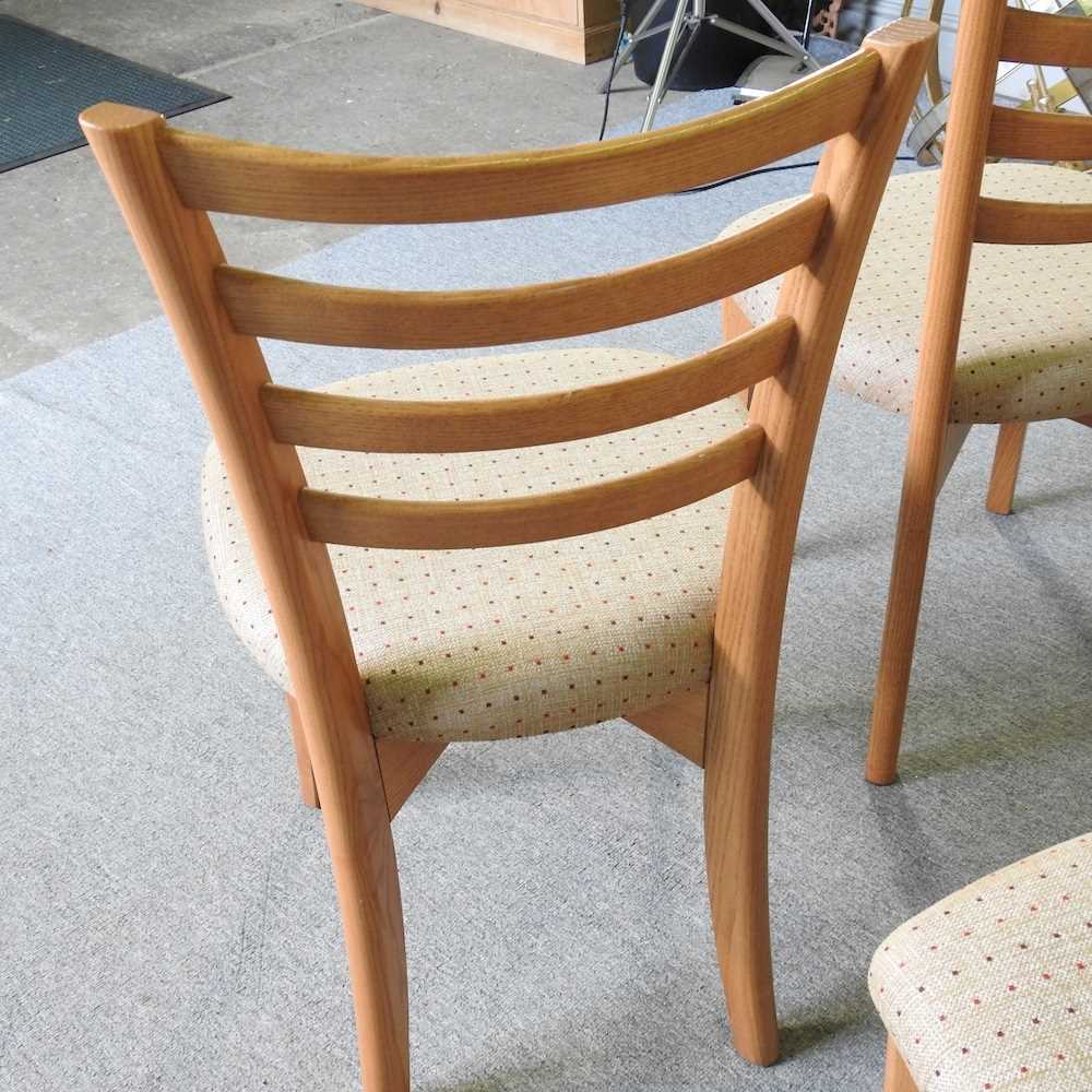 A set of four modern Ercol dining chairs, with upholstered seats (4) - Image 4 of 6